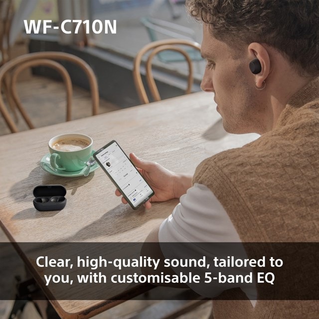 Sony WF-C710N White Noise Cancelling True Wireless Bluetooth Earphones - 7