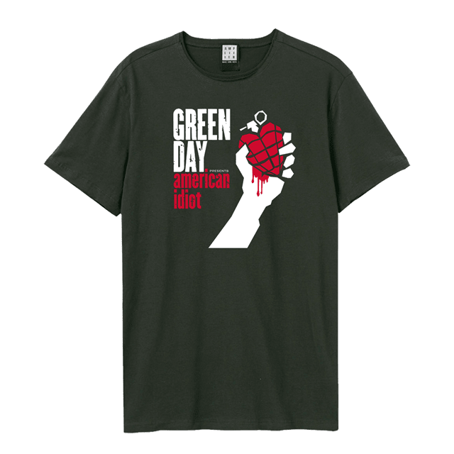 American Idiot Charcoal Green Day Tee (Small) - 1