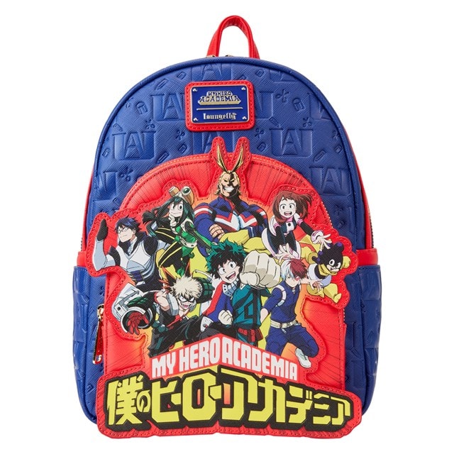 My Hero Academia Group Debossed Logo Mini Backpack Loungefly - 1