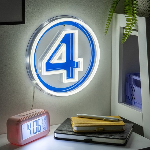 Fantastic Four Wall Mountable LED Neon Light - 4