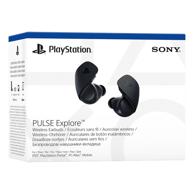 PlayStation 5 PULSE Explore Wireless Earbuds - Midnight Black - 8
