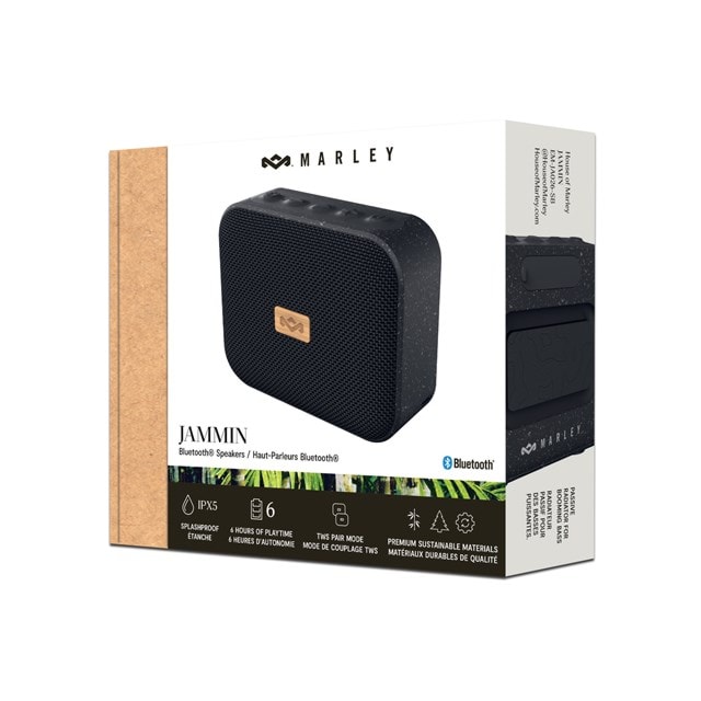 House Of Marley Jammin Signature Black Bluetooth Speaker - 8