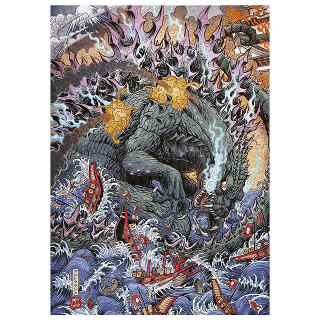 Godzilla Limited Edition A3 Wall Art Print - 1