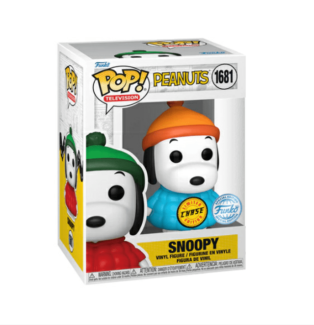 Snoopy In Puffer Jacket With Chance Of Chase 1681 Peanuts Funko Pop Vinyl - 4