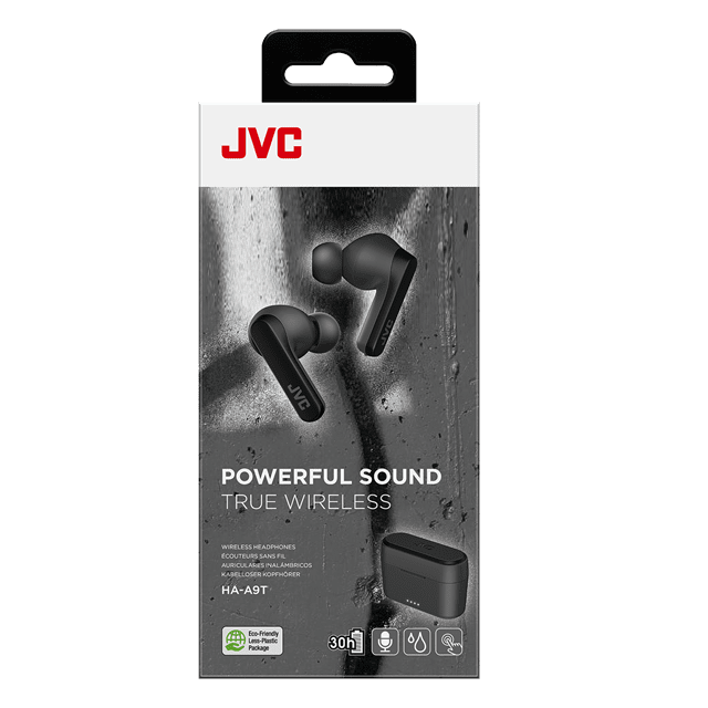 JVC HA-A9T Black True Wireless Bluetooth Earphones - 4