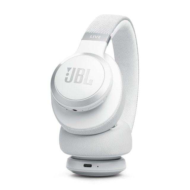 JBL Live 770NC White Active Noise Cancelling Bluetooth Headphones - 6