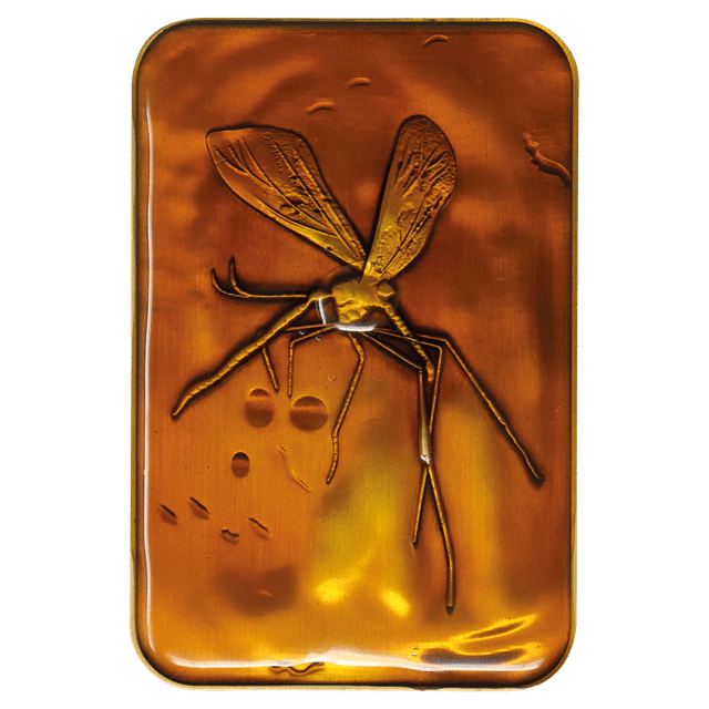 Mosquito In Amber Ingot Jurassic Park Collectible - 5