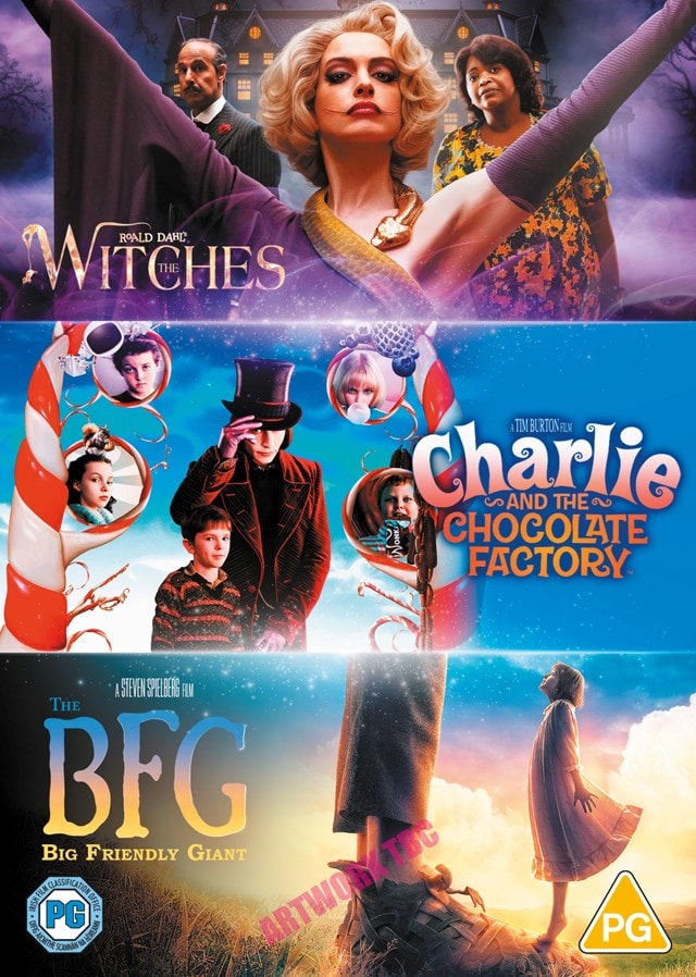 Roald Dahl 3 film Collection HMV Store Roald Dahl 3 film Collection HMV Store