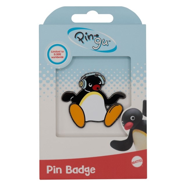 Pingu With Headphones Limited Edition Pin Badge - 2