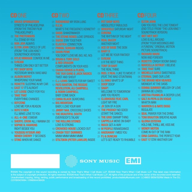 NOW Yearbook 1994 -Deluxe Edition 4CD - 3