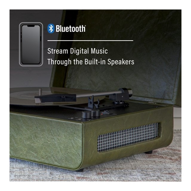 Crosley Mercury Green Bluetooth Turntable - 6