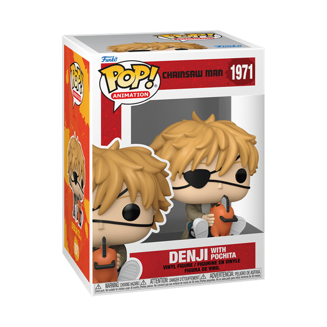 Denji With Pochita 1971 Chainsaw Man Funko Pop Vinyl - 2