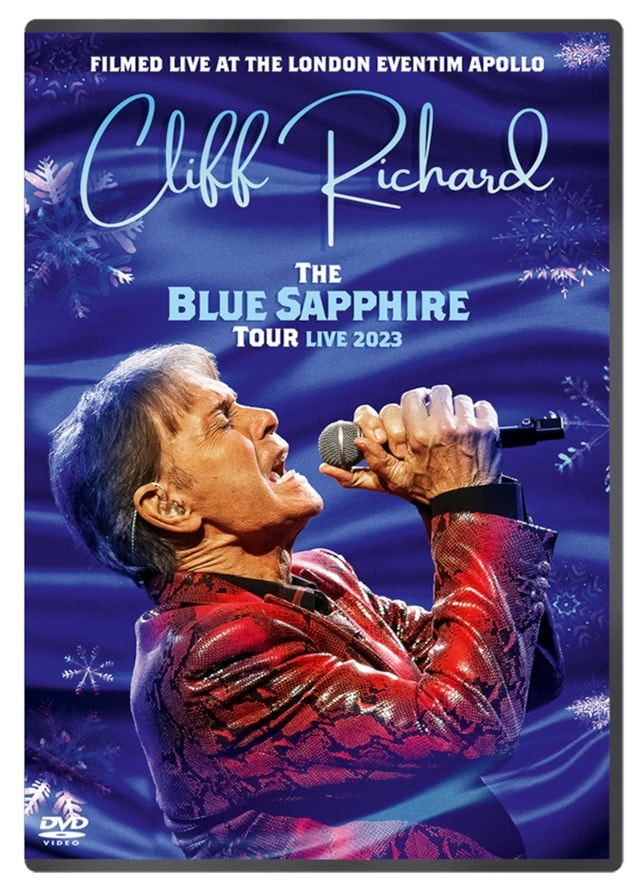 Cliff Richard The Blue Sapphire Tour 2023 DVD Free shipping over £