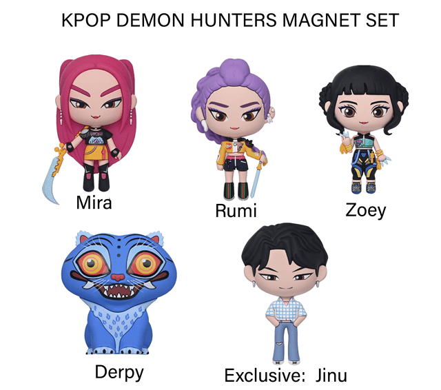 K-Pop Demon Hunters 3D Foam Magnet - 2
