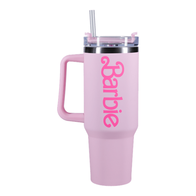 Barbie Travel Cup With Straw - 3