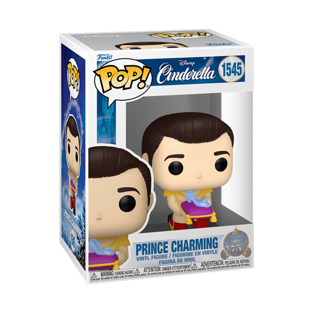 Prince Charming With Slipper 1545 Cinderella's 75th Anniversary Funko Pop Vinyl - 2