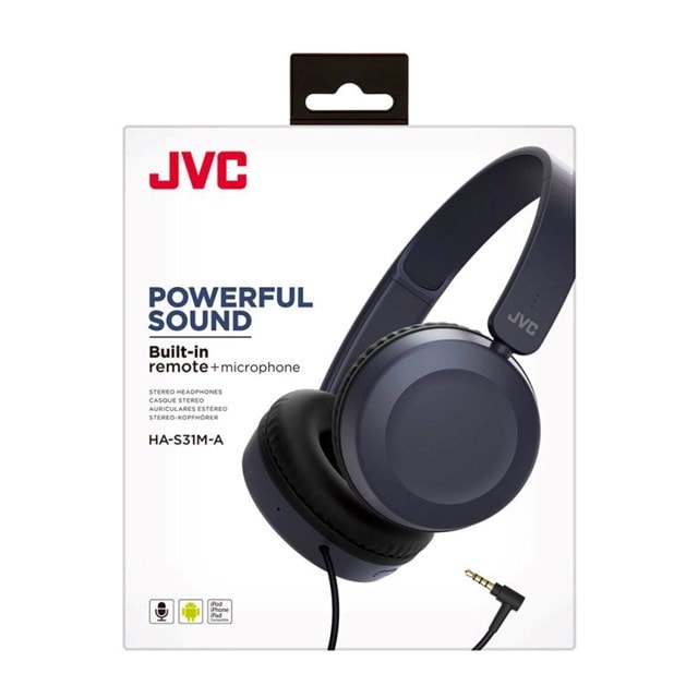 JVC HA-S31M Blue Headphones - 4