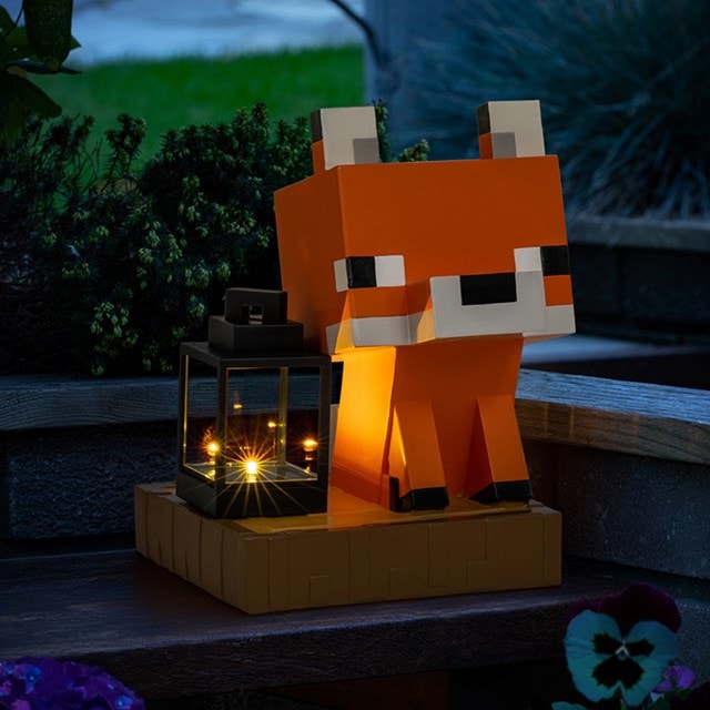 Fox Minecraft Gnome Solar Powered Light - 3