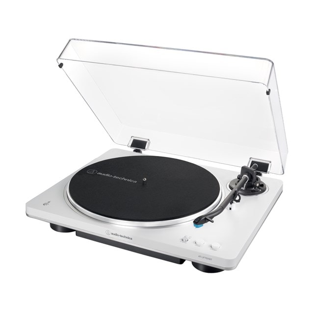 Audio Technica AT-LP70XBT White Bluetooth Turntable - 2