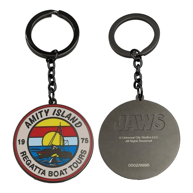 Regatta Boat Tour Jaws 50th Anniversary Keyring - 2