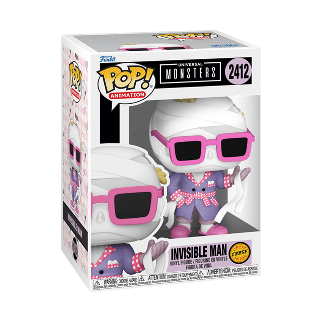 Invisible Man With Chance Of Chase 2412 Universal Monsters Anime Funko Pop Vinyl - 4