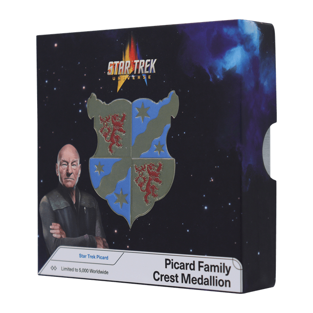 Star Trek Picard Family Crest Limited Edition Collectible Medallion - 5