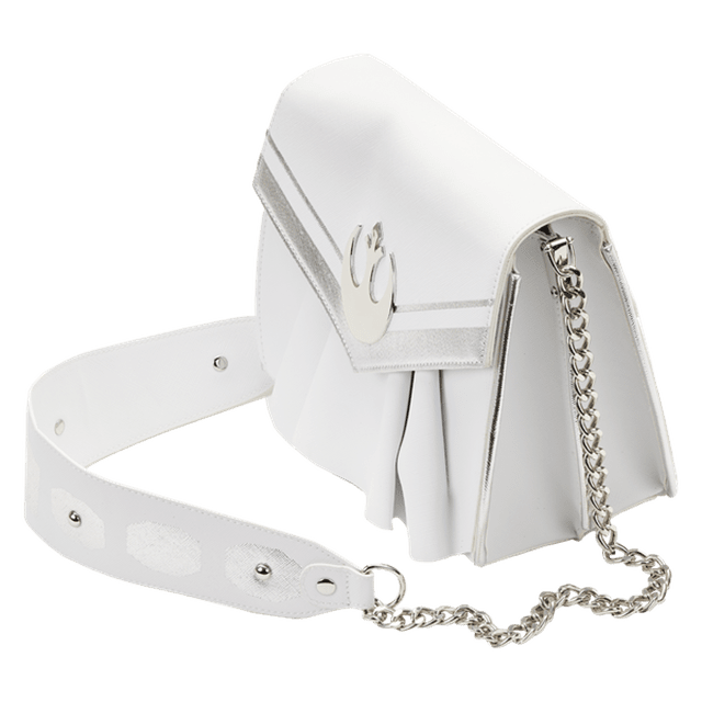 Star Wars Princess Leia White Cosplay Chain Strap Cross Body Loungefly Bag - 3