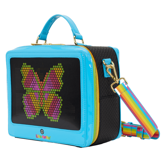 Lite Brite Lenticular Glow Loungefly Crossbody Bag With Coin Bag - 5