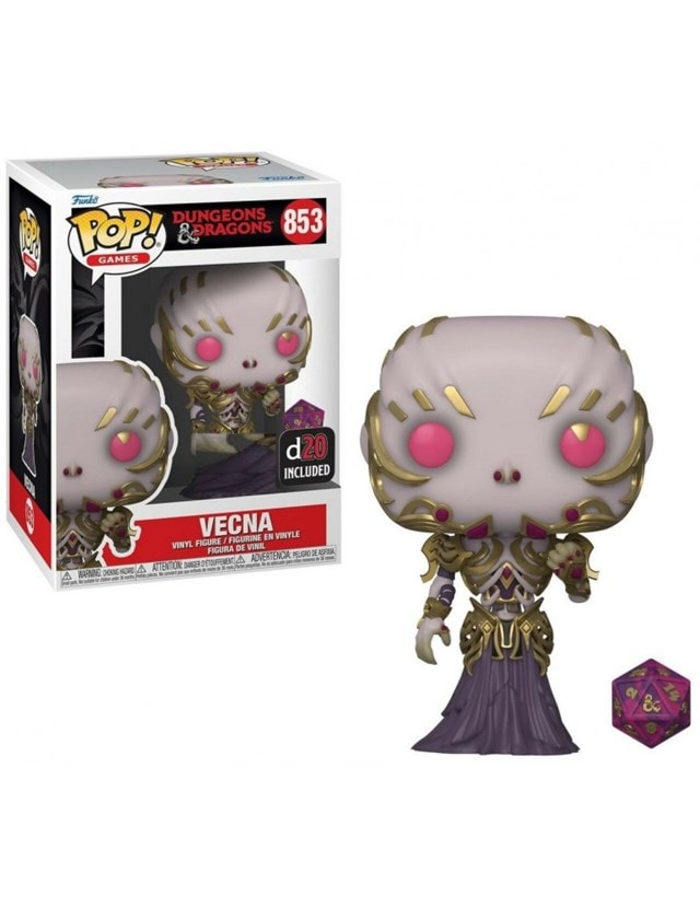 Dungeons & Dragons Metallic Vecna With Dice (853) Pop Vinyl - 1