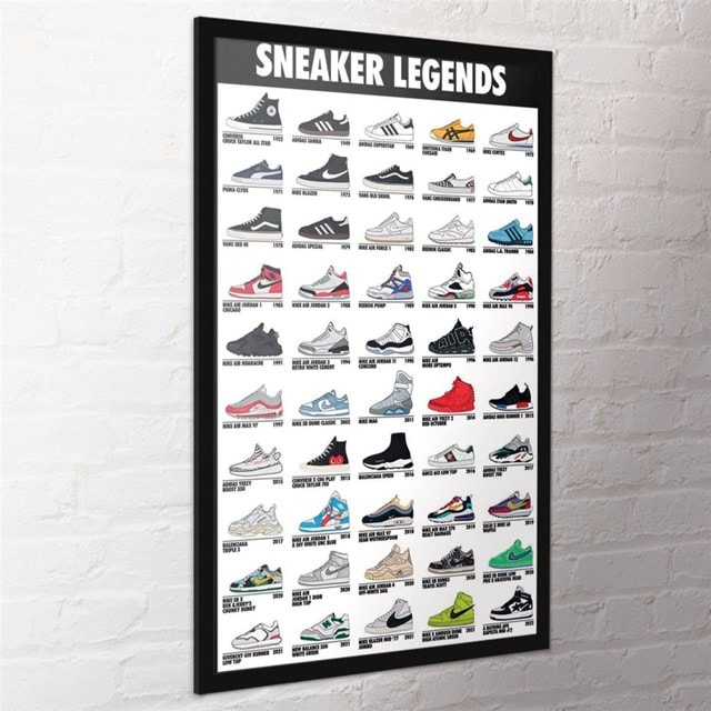 Sneaker Legends Framed Maxi Poster - 2