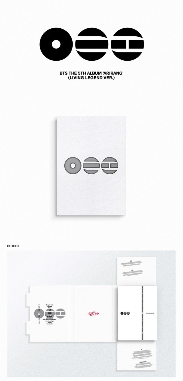 BTS 5th Album 'ARIRANG' (Living Legend Ver.) Mini Deluxe CD - 2