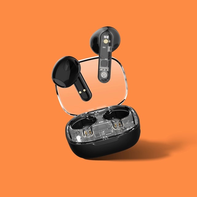 Streetz T150 Transparent Black True Wireless Bluetooth Earphones - 7