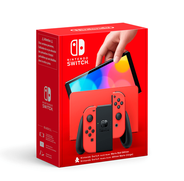 Nintendo Switch Console OLED Model - Mario Red Edition - 1