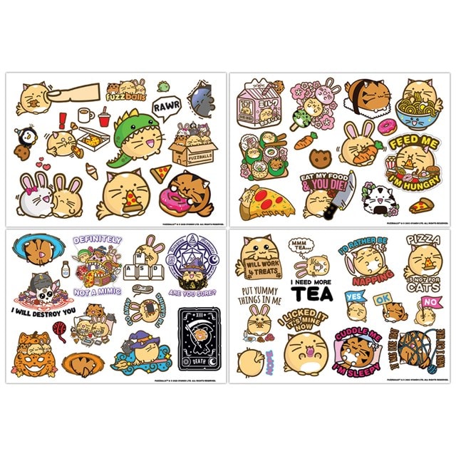 Fuzzballs Tech Decal Stickers - 2