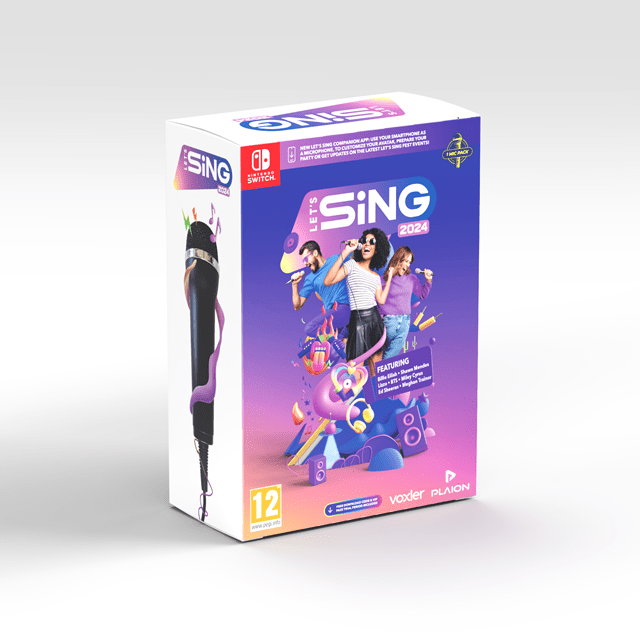 Let's Sing 2024 (1 Mic Pack) (Nintendo Switch) - 1
