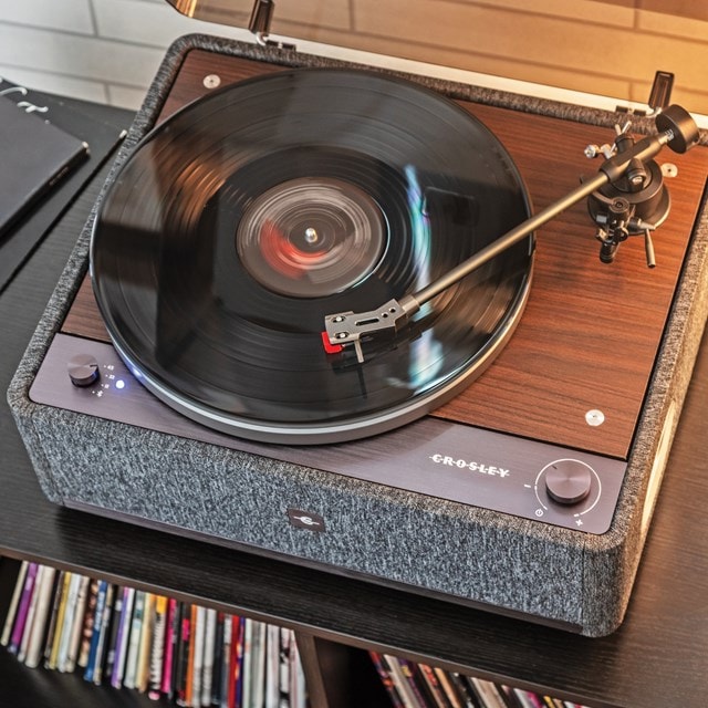 Crosley E200 Grey/Walnut Turntable - 8