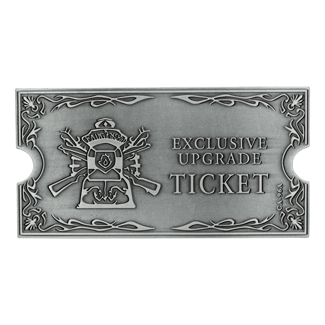 Resident Evil 4 Metal Exclusive Upgrade Ticket Replica - 2