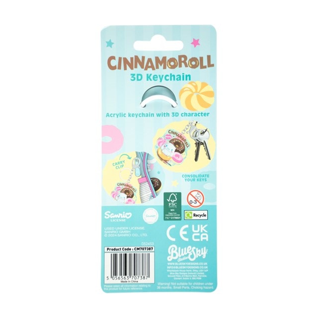 Cinnamoroll 3D Keychain - 3