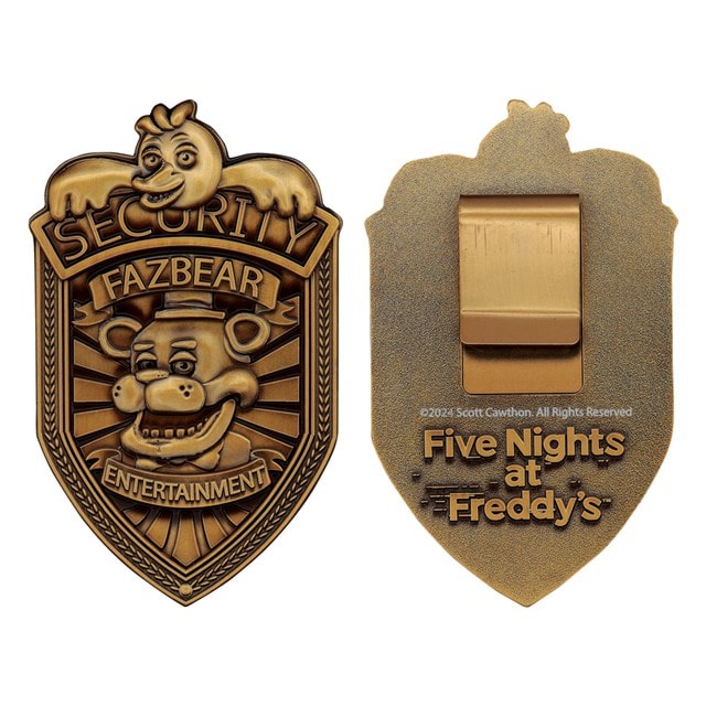 Five Nights At Freddy's FNAF Security Badge Replica - 4