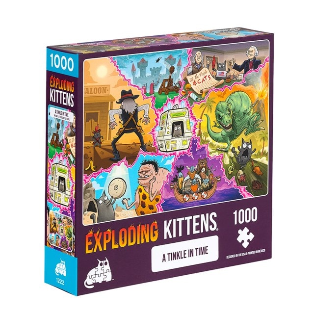 Tinkle In Time: Exploding Kittens 1000 Piece Jigsaw Puzzle - 1
