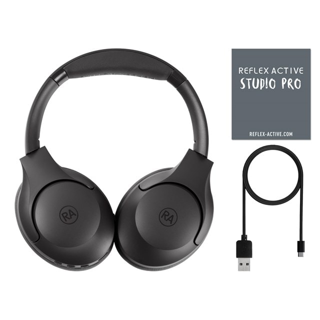 Reflex Audio Studio Pro Black ANC Bluetooth Headphones - 2