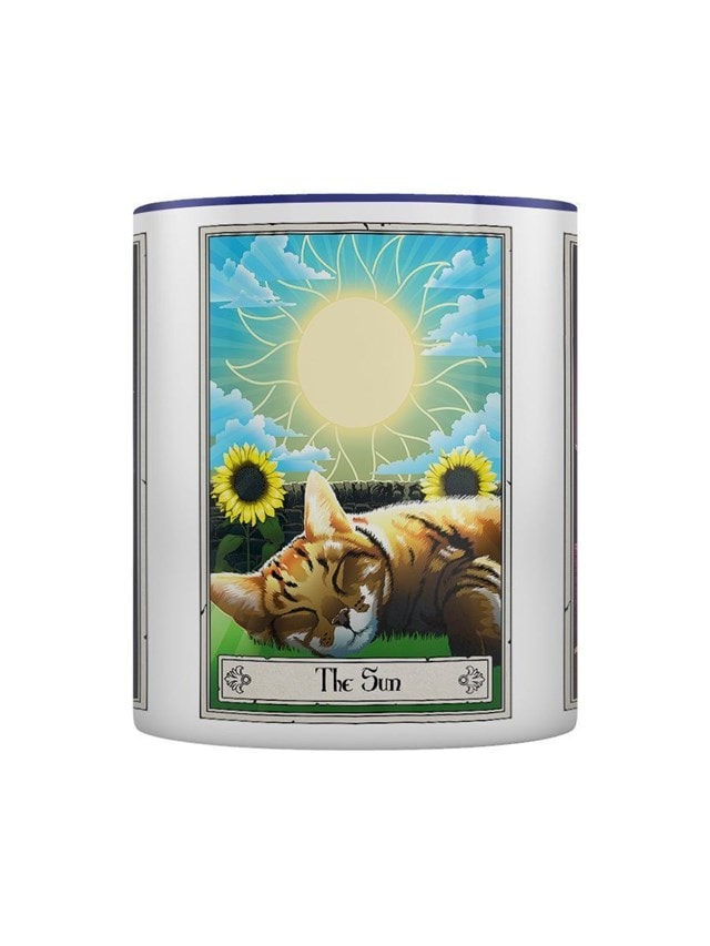 Deadly Tarot The Moon, The Sun & The Star Blue Coloured Inner Mug - 2