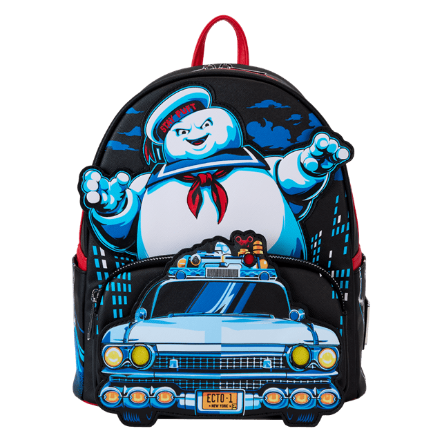 Stay Puff Chasing Ghostbusters Loungefly Mini Backpack - 1