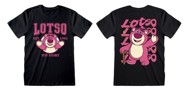 Lotso Lotso Toy Story Black Tee (Small) - 1