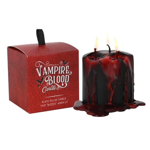 Small Vampire Blood Pillar Candle - 1