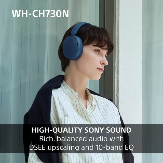 Sony WH-CH730N Black Noise Cancelling Bluetooth Headphones - 6