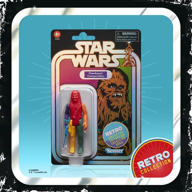 Multi-Coloured Chewbacca Prototype Edition Star Wars Retro Collection Action Figure - 2