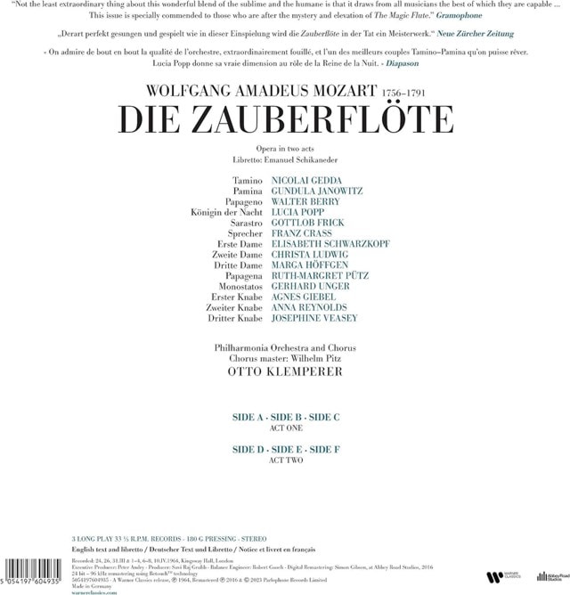 Mozart: Die Zauberflote - 1