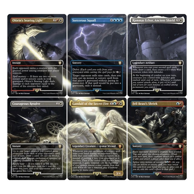 Magic The Gathering The Lord Of The Rings Tales Of Middle Earth Scene Box Trading Cards Mystery Pack - 24