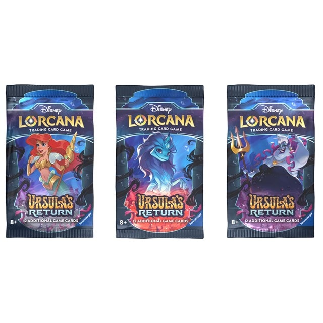Ursula's Return Disney Lorcana Individual Booster Pack Trading Cards - 2